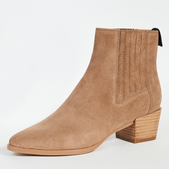 Rag & Bone Women's Rover Block Heel Booties Size 8 - Picture 1 of 12